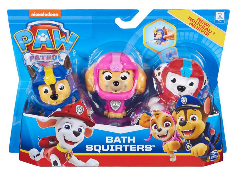 Psi Patrol 3 zabawki do kąpieli