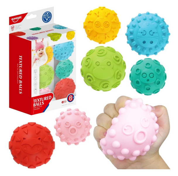 Piłki miękkie sensoryczne