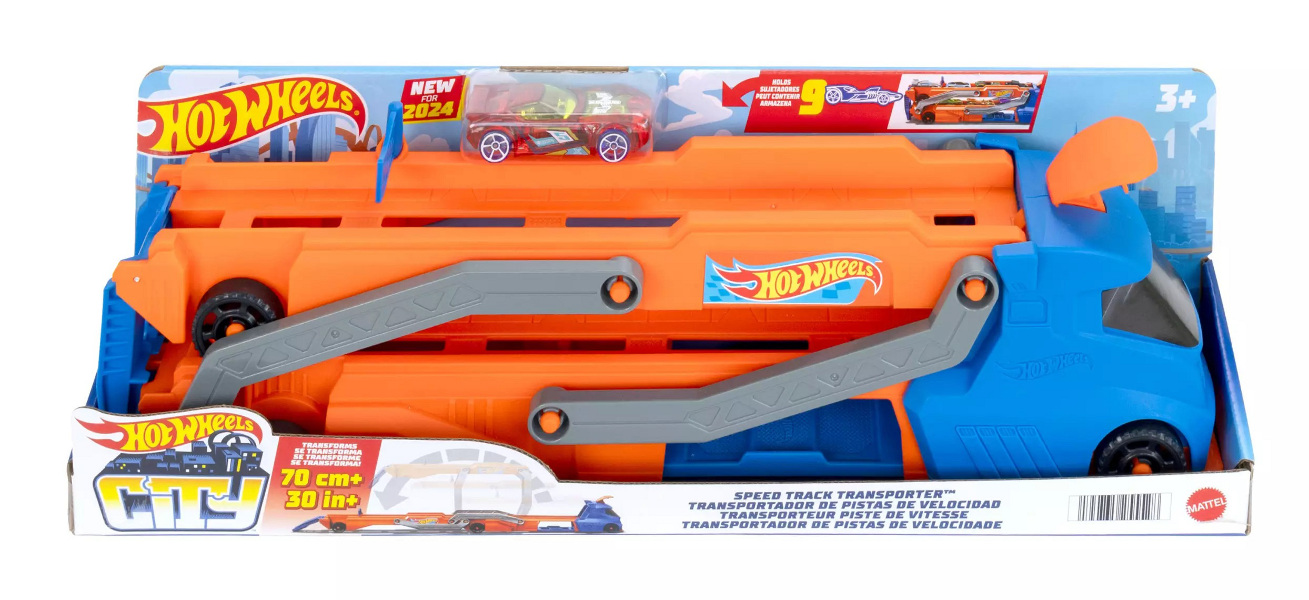 Hot Wheels Miejski transporter z autkiem