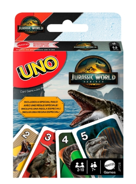 Karty Uno Jurassic Odrodzenie