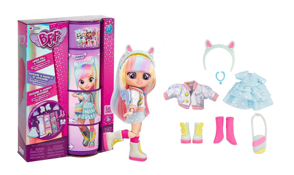 Lalka modowa Jenna z akcesoriami