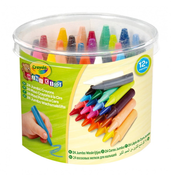 Kredki Mini kids Jumbo Crayons 24 szt