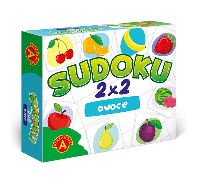 Sudoku 2x2 owoce