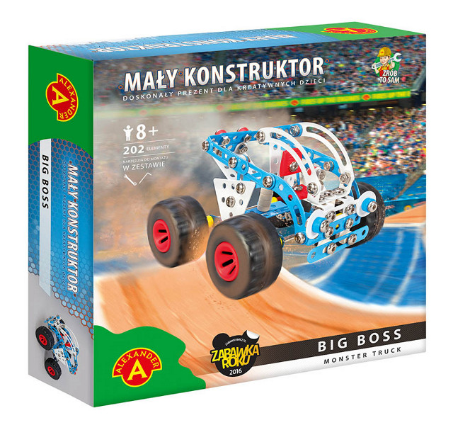 Mały Konstruktor Monster Truck Big Boss