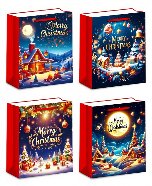 Torebka upominkowa świąteczna S