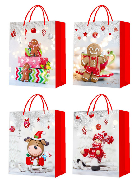 Torebka upominkowa świąteczna L