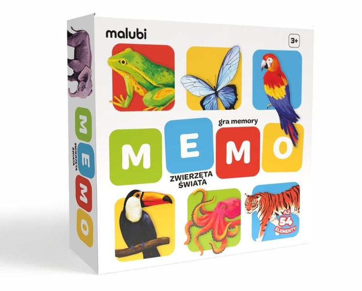 Gra Memo Zwierzęta świata