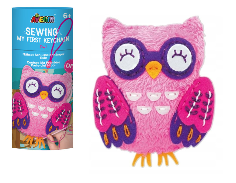 Uszyj brelok do kluczy Sowa