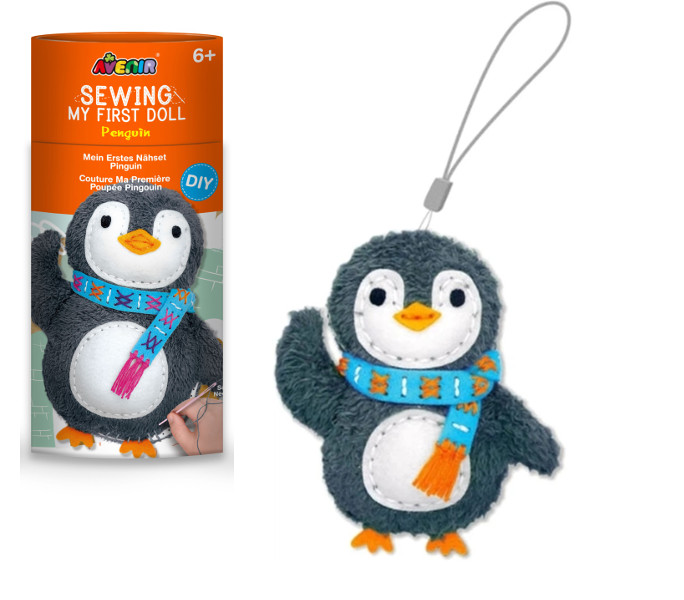 Uszyj brelok do kluczy Pingwin