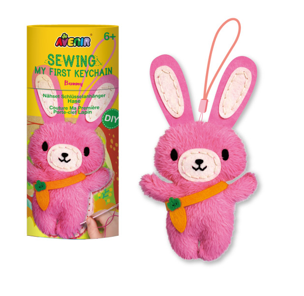 Uszyj brelok do kluczy Królik