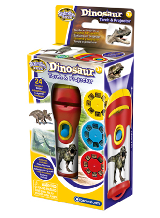 Latarka i projektor Dinozaury