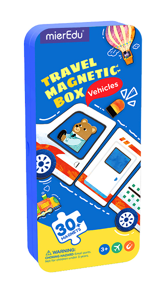 Podróżne puzzle magnetyczne Pojazdy