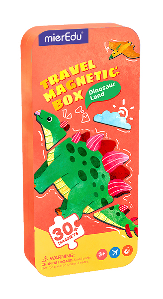 Podróżne puzzle magnetyczne Kraina dinozaurów