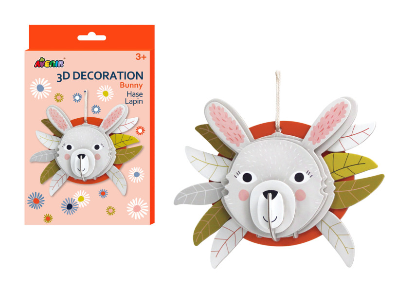 Dekoracja 3D Królik