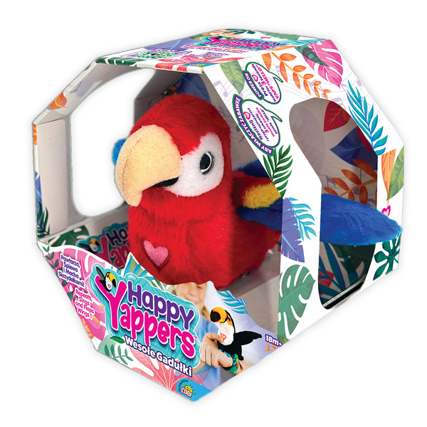 Happy Yappers Wesołe Gadułki Czerwona Papuga