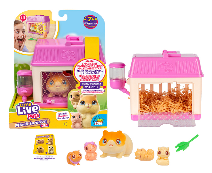 Little Live Pets Mama surprise mini chomiczki