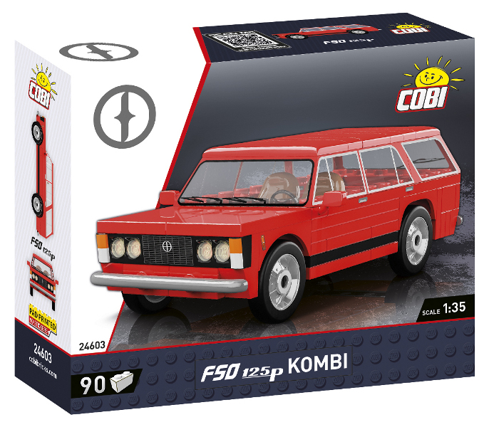 Klocki Cobi Fiat 125P Kombi 90el