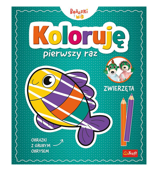 Koloruję pierwszy raz. Zwierzęta
