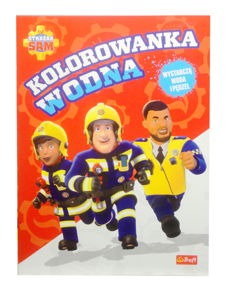Strażak Sam. Kolorowanka wodna