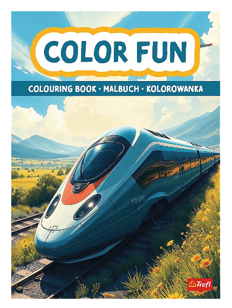 Kolorowanka Pociągi i samoloty