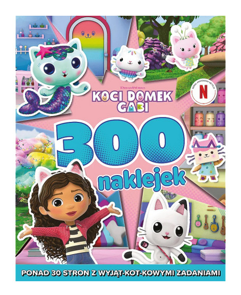 Koci Domek Gabi. 300 naklejek