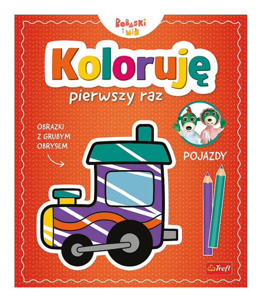 Koloruję pierwszy raz. Pojazdy
