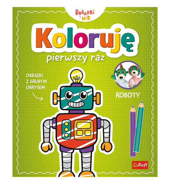 Koloruję pierwszy raz. Roboty