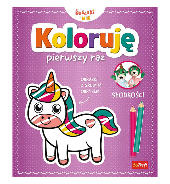 Koloruję pierwszy raz. Słodkości