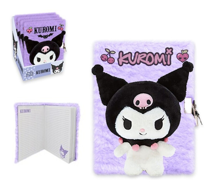 Pamiętnik pluszowy A5 3D Kuromi
