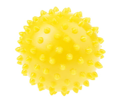 Piłka sensoryczna do masażu żółta