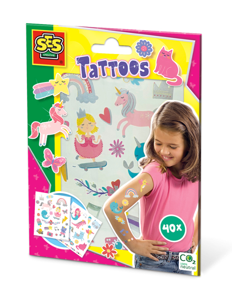 SES Tatuaże dla dziewczynek 40szt