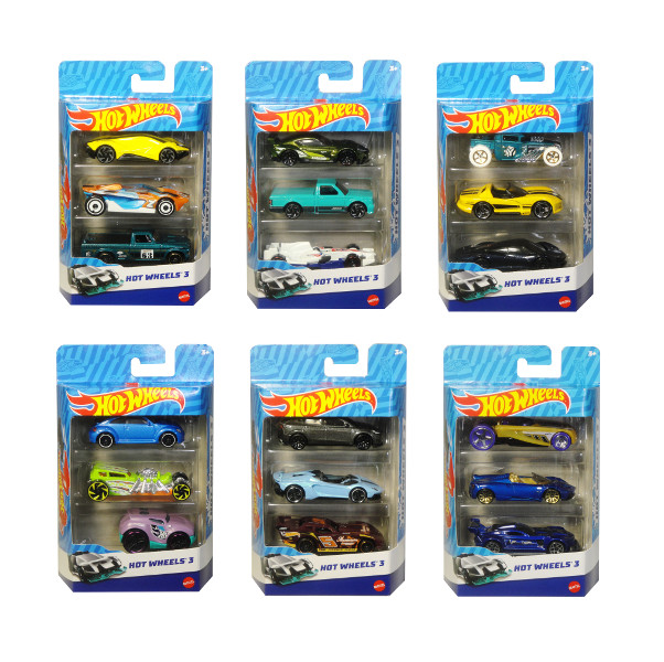 Auto Hot Wheeles trzypak