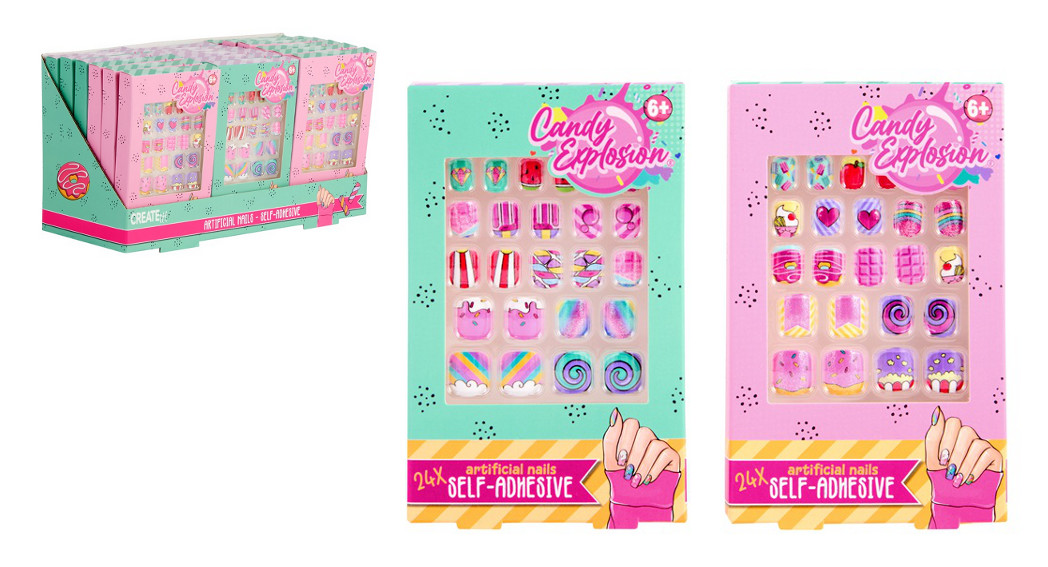 Create It! Candy kolorowe tipsy