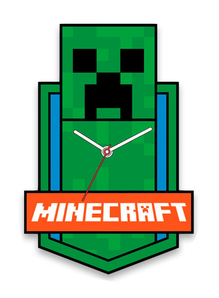 Zegar ścienny Minecraft XL