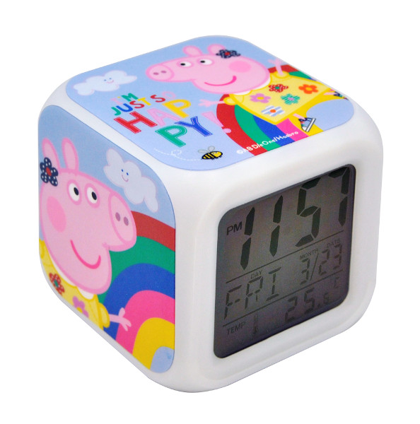 Budzik cyfrowy z projektorem Peppa Pig