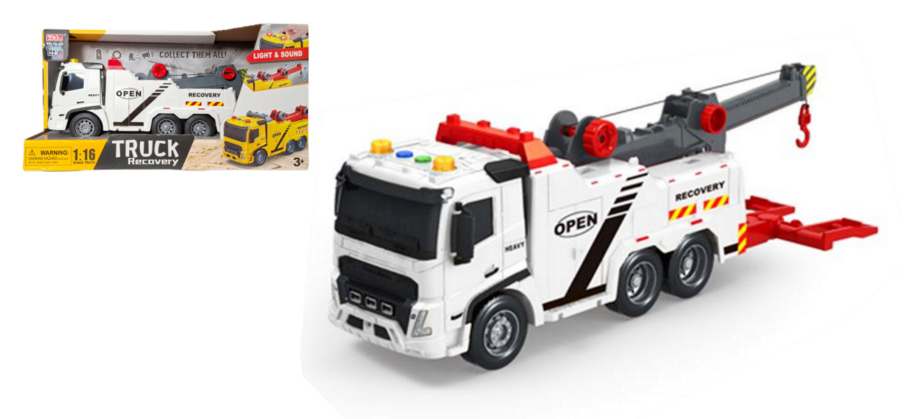 Pojazd auto holownik ze światłem i dźwiękiem