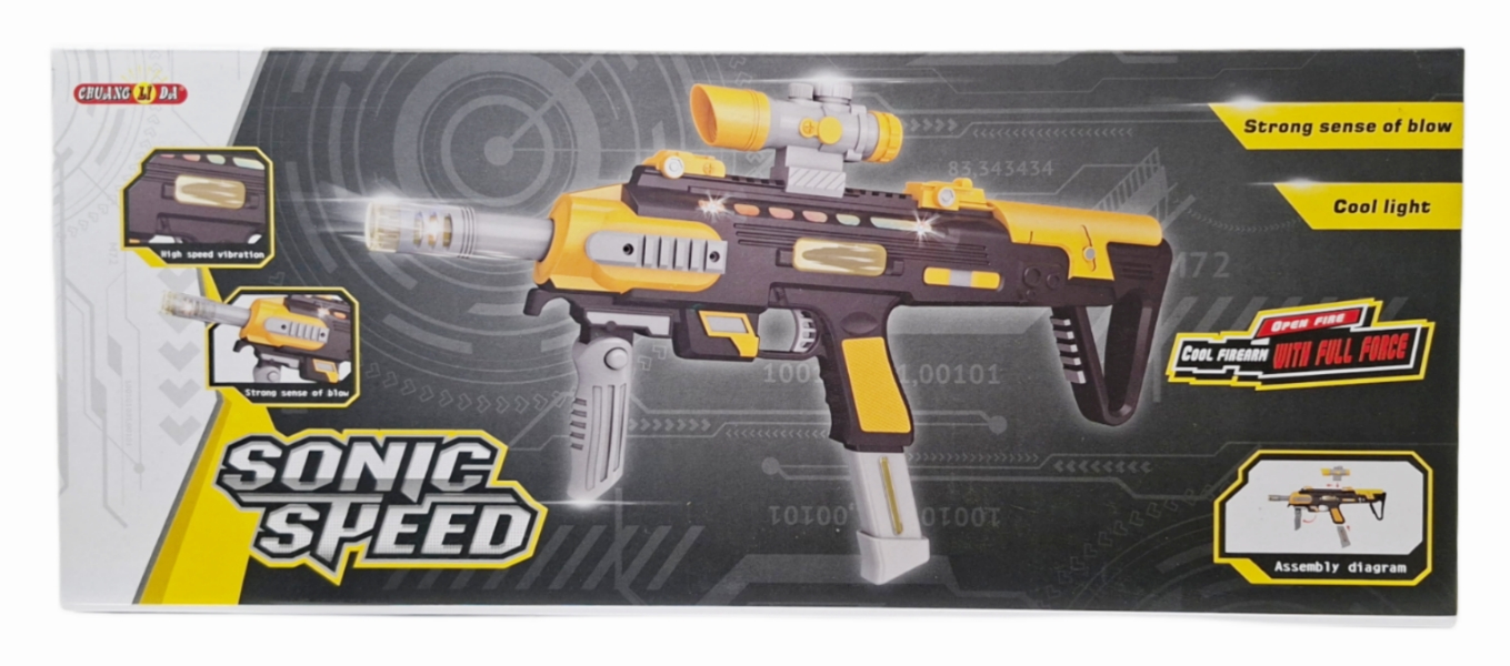 Pistolet karabin ze światłem i dźwiękiem