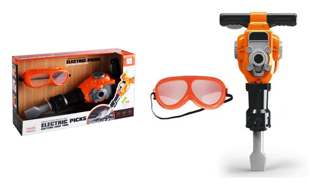 Narzędzia młot pneumatyczny na baterie z goglami