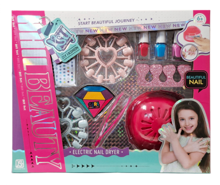 Zestaw kreatywny do stylizacji paznokci z elektryczną lampą