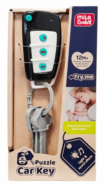 Zabawka dla malucha kluczyki ze światłem i dźwiękiem