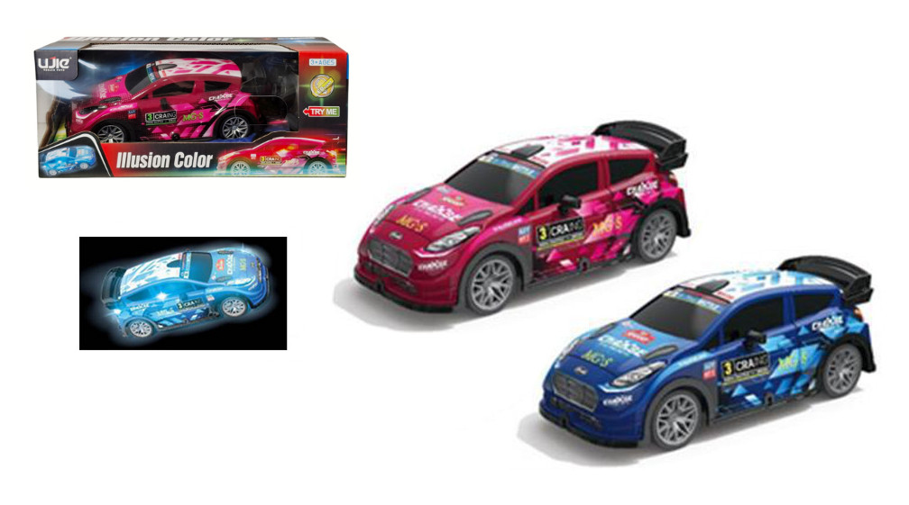 Pojazd auto sportowe sterowane pilotem podświetlane ledowo z ładowarką