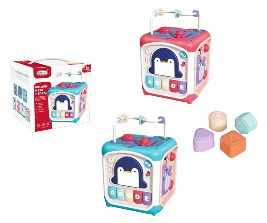 Zabawka dla malucha sorter kształtów ze światłem i dźwiękiem