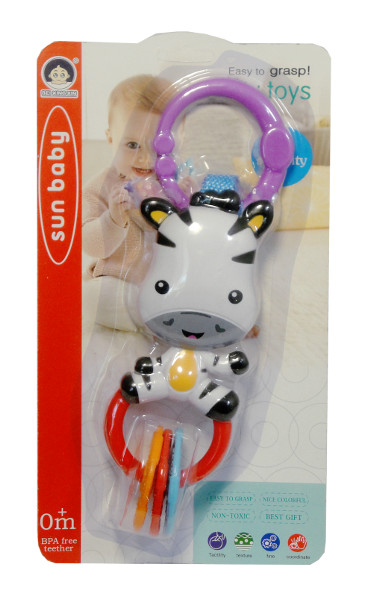 Zabawka dla malucha zawieszka zebra