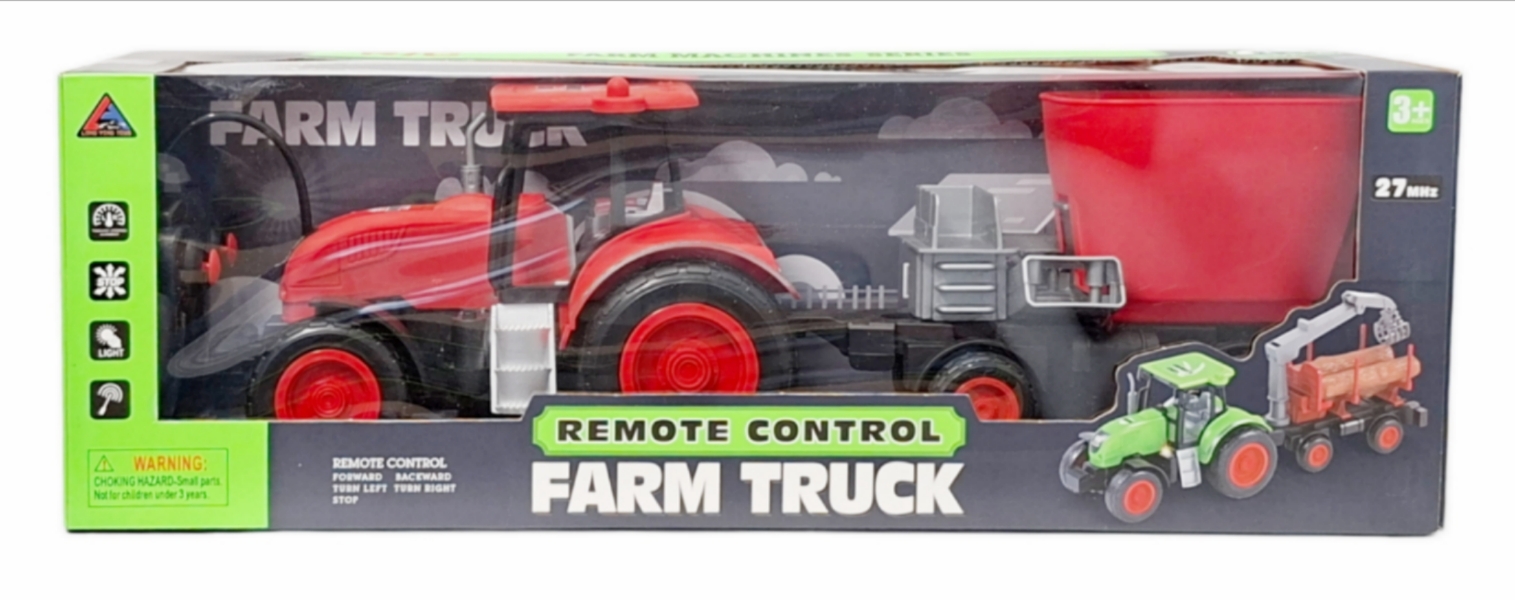 Traktor ze światłem z maszyną sterowany pilotem