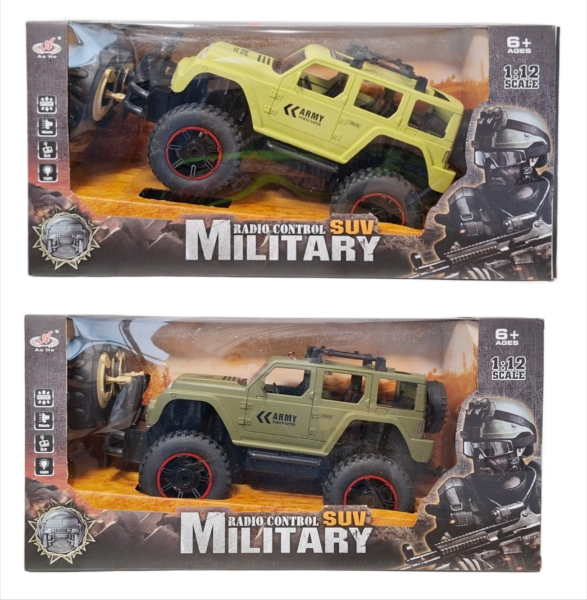 Pojazd auto terenowe ze światłem i dźwiękiem sterowane pilotem z ładowarką