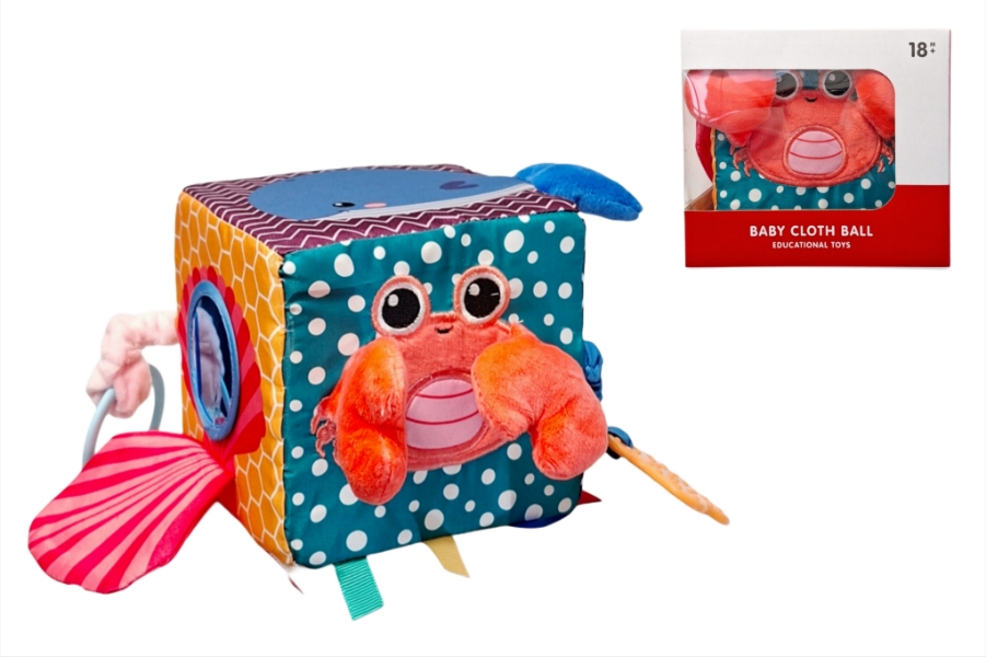 Zabawka dla malucha kostka sensoryczna