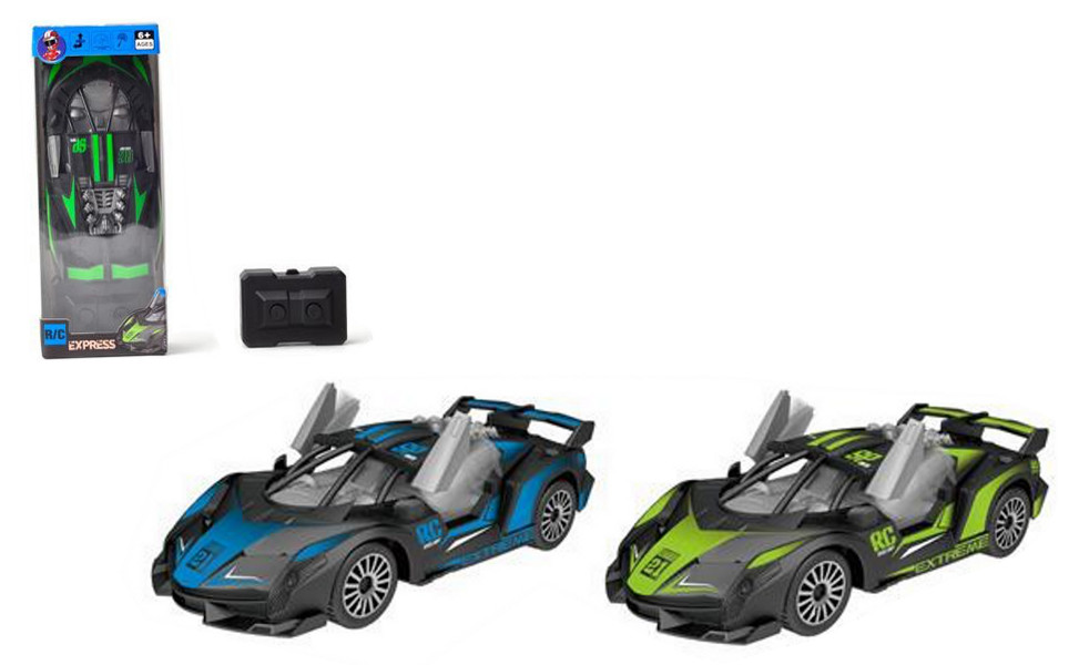 Pojazd auto sportowe zdalnie sterowane z otwieranymi drzwiami