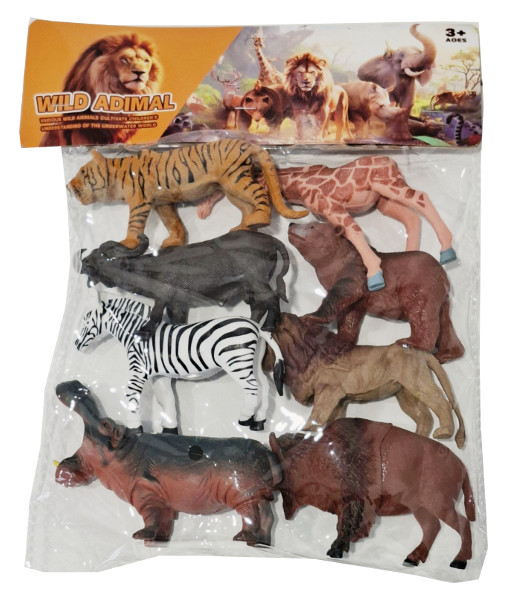 Zestaw zwierząt safari