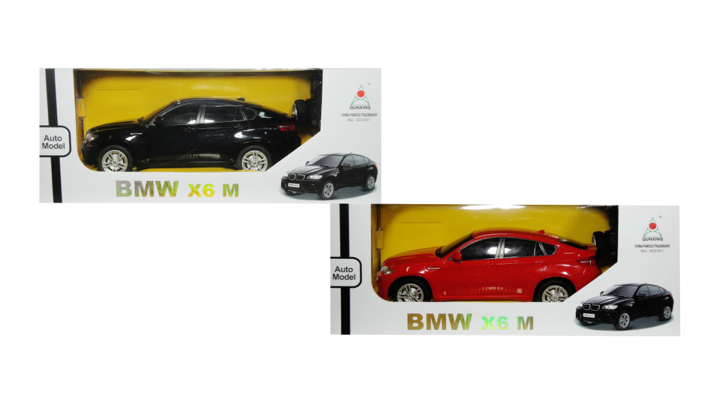 BMW X6 1:18 radiowo sterowane radiowo pilotem pakiet