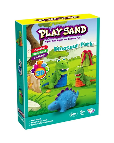 Piasek 3D sensoryczny dinozaury
